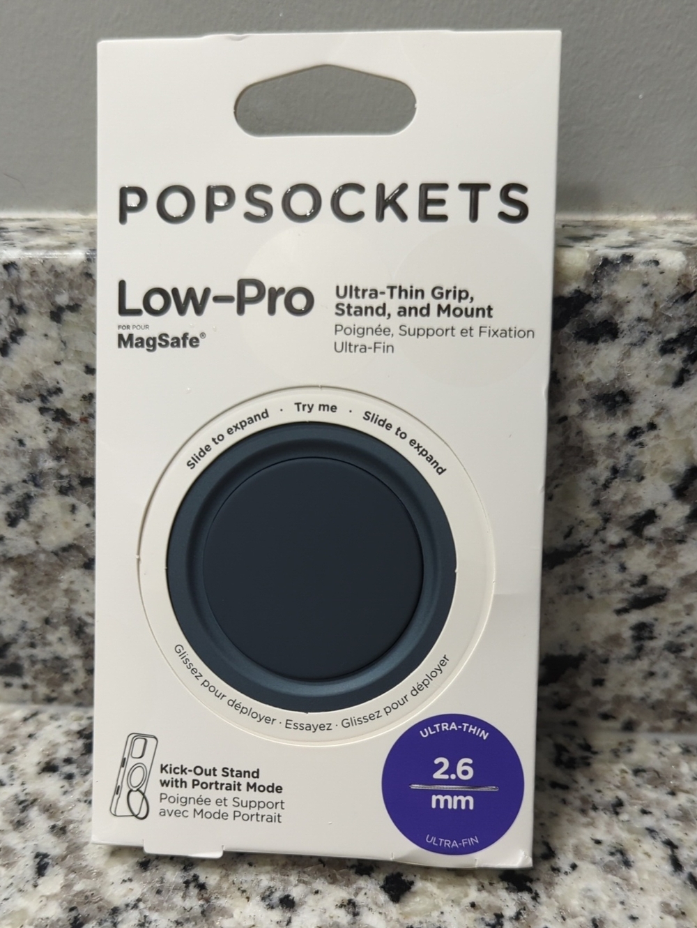 PopSockets Low-Pro Ultra Thin Grip - Navy